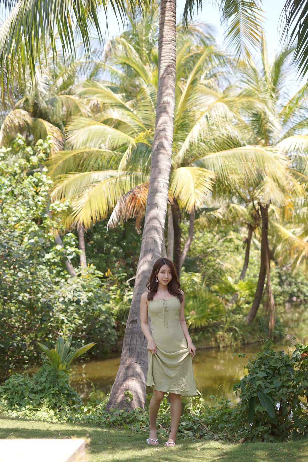 图片[2]-No.051-海岛之旅真爱版 – 绿色连衣裙 [17P]