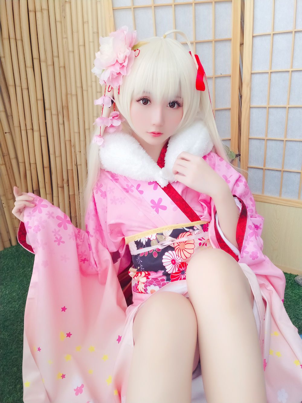 图片[3]-No.001-粉红泡泡包 – 穹和服 [9P]