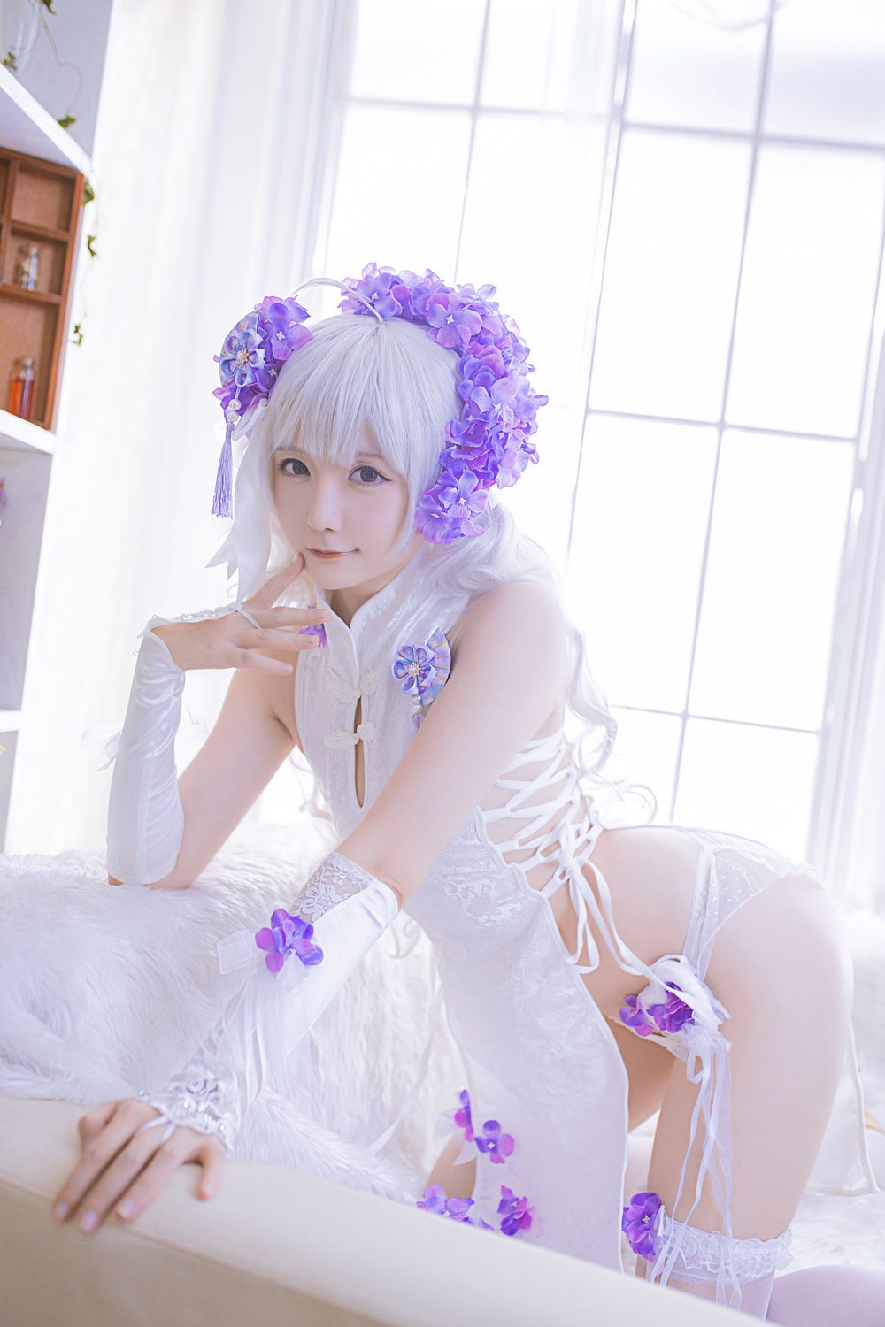 图片[3]-No.064-花鸟风月 包 – 花与旗袍 [100P]