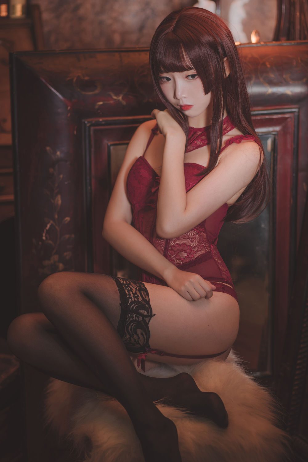 图片[2]-No.059-脑内少女 红色束衣 [22P]