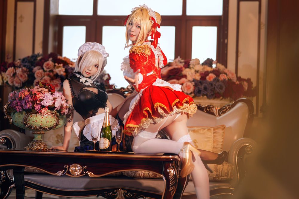 图片[2]-No.002-Claudius x Kyrielight Maid – 半半子X面饼仙儿 [22P]