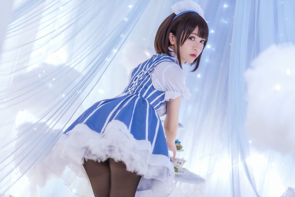 图片[3]-No.032-加藤惠 女仆 [19P]
