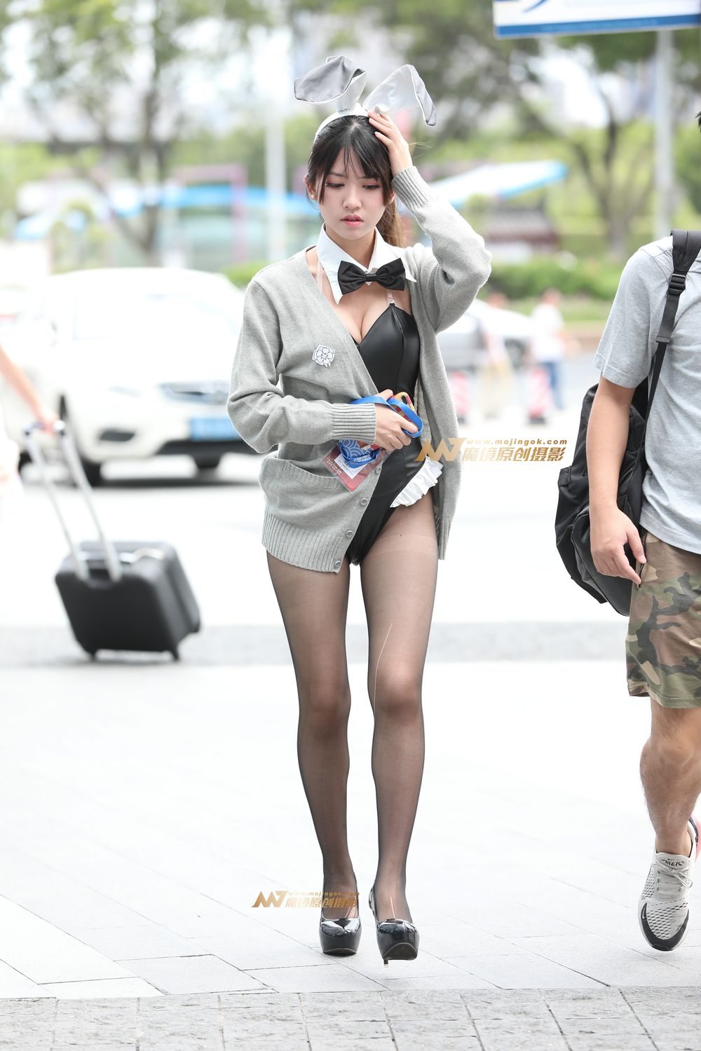 图片[3]-No.028-极品黑色兔女郎 [11P]