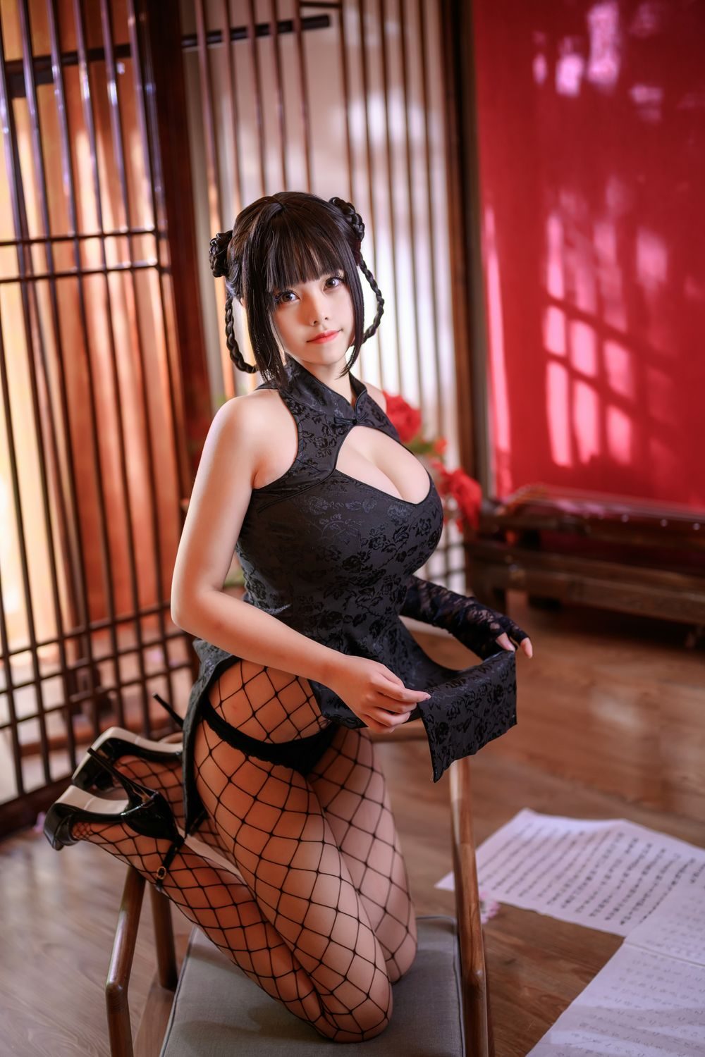 图片[2]-No.058-魔女旗袍 [56P]