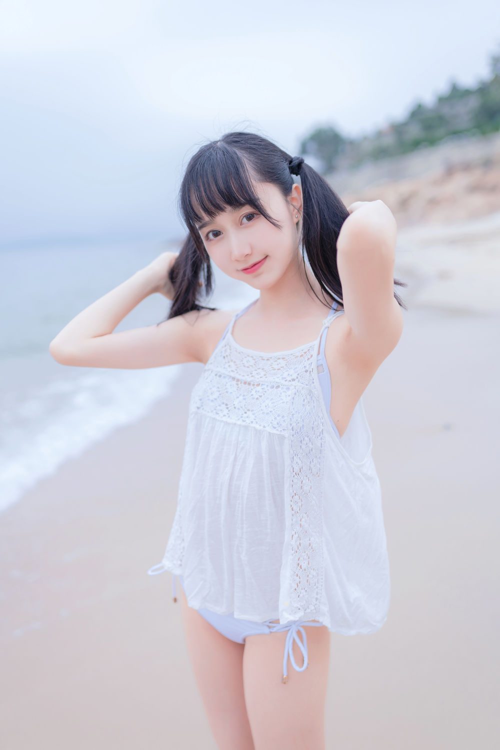 图片[3]-No.024-海边白色比基尼电子版 [30P]