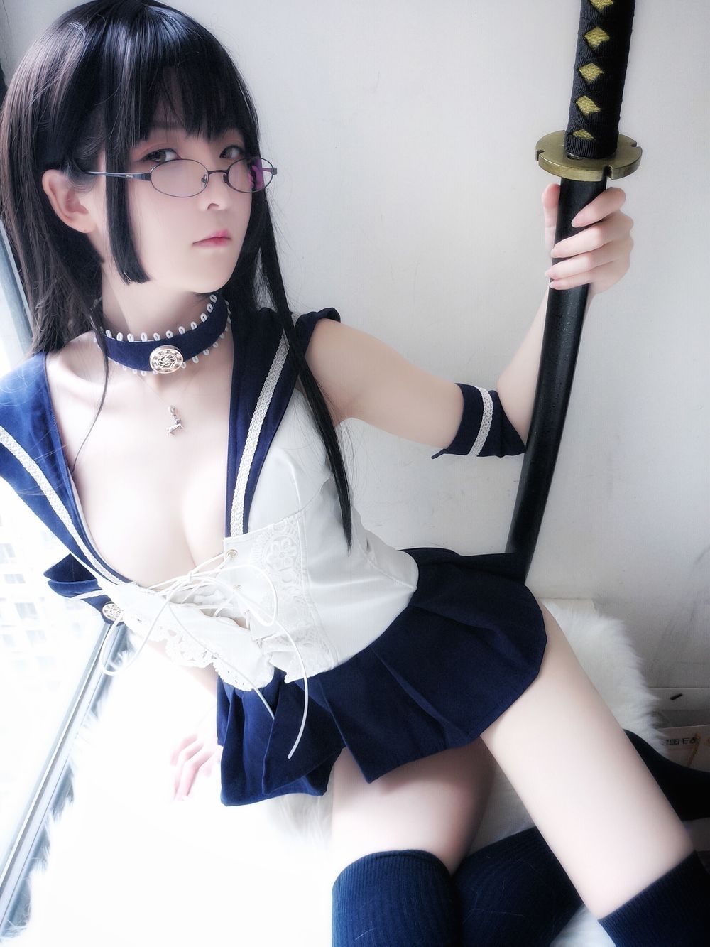 图片[2]-No.004-武士刀与水手服 [20P]