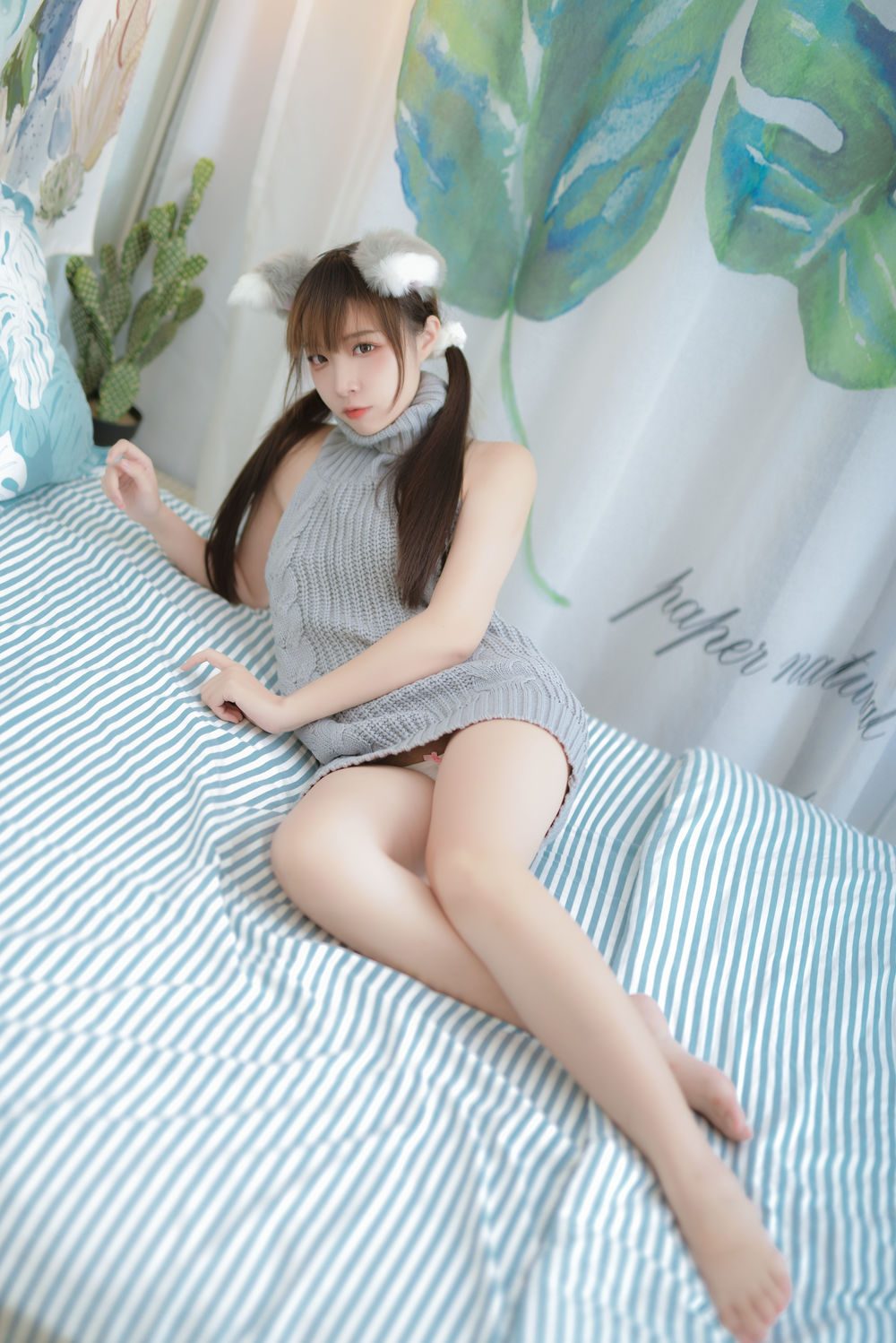 图片[2]-No.044-私房露背毛衣 [17P]