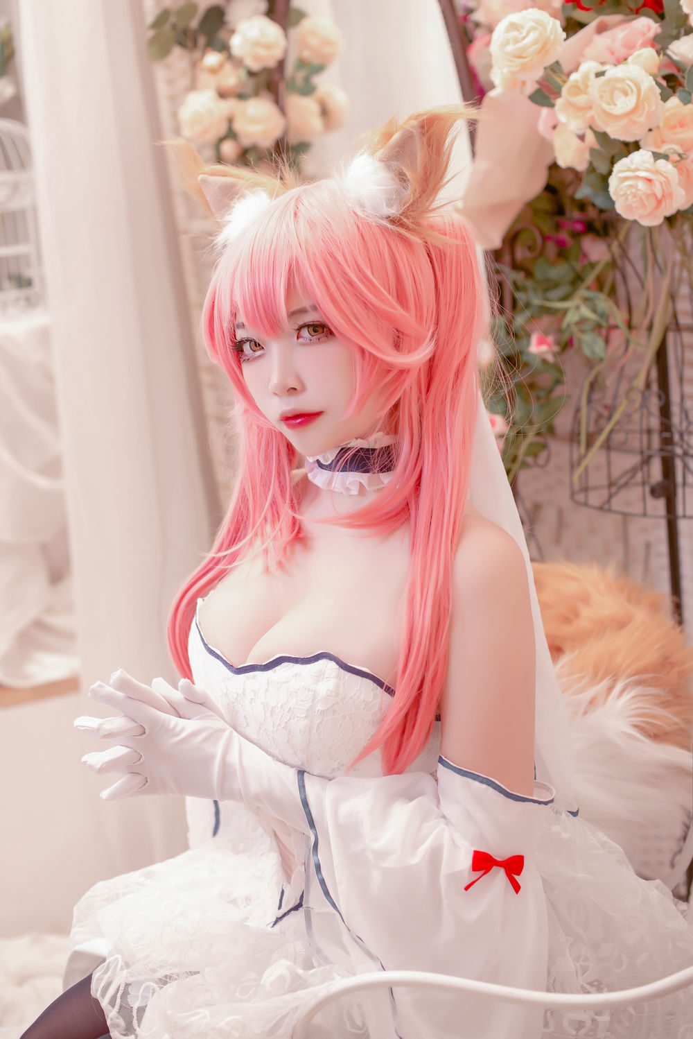 图片[2]-No.130-Fate玉藻前婚纱 [9P]