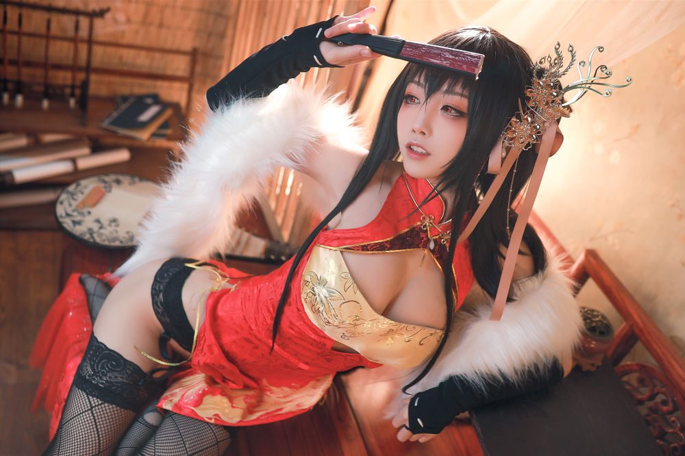 图片[2]-No.016-大鳳 旗袍 [40P]