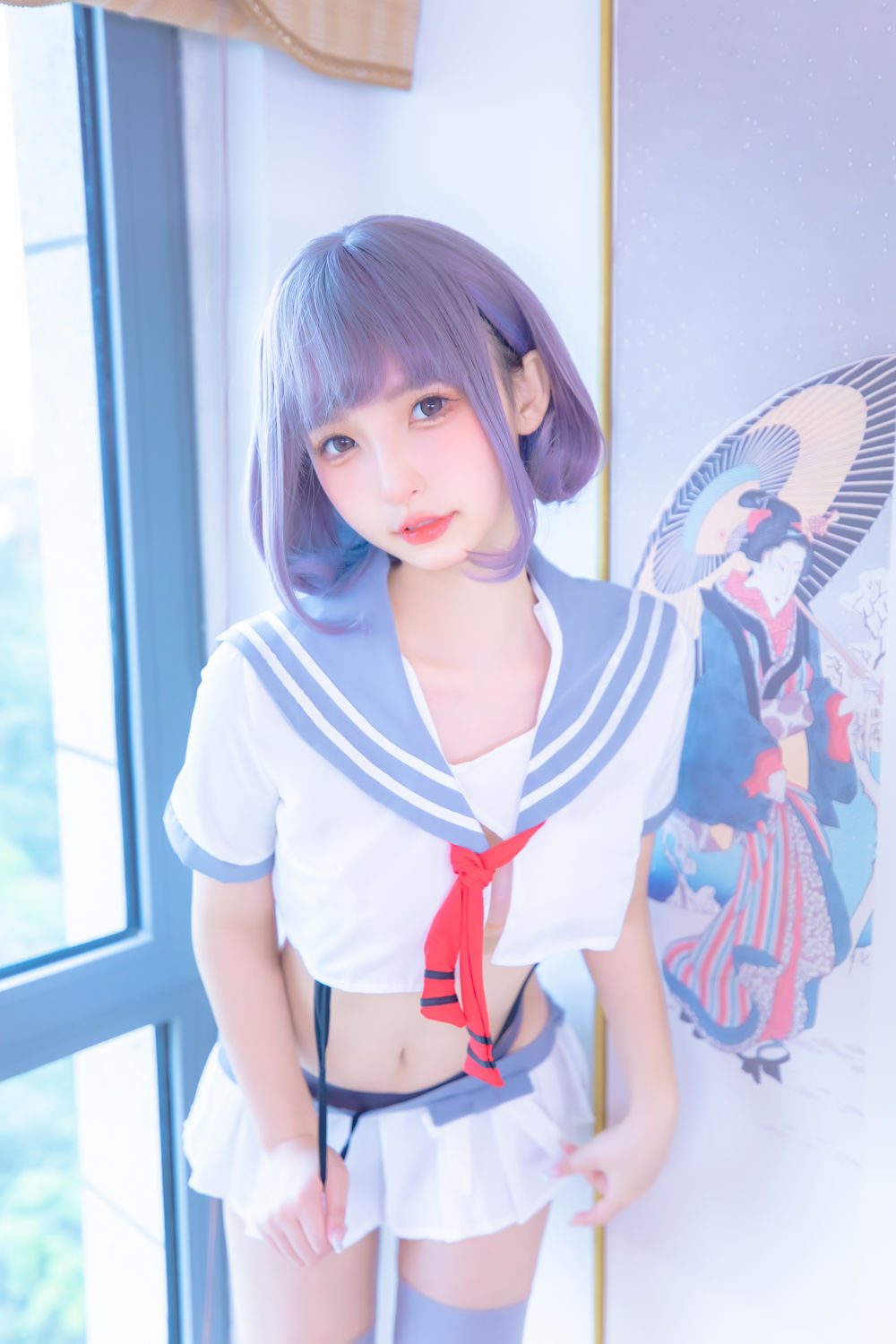 图片[3]-No.086-灰丝吊带JK [75P]