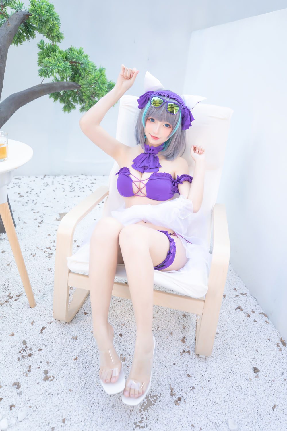 图片[3]-No.077-柴郡cos《纯色庭院》 [150P 2V]