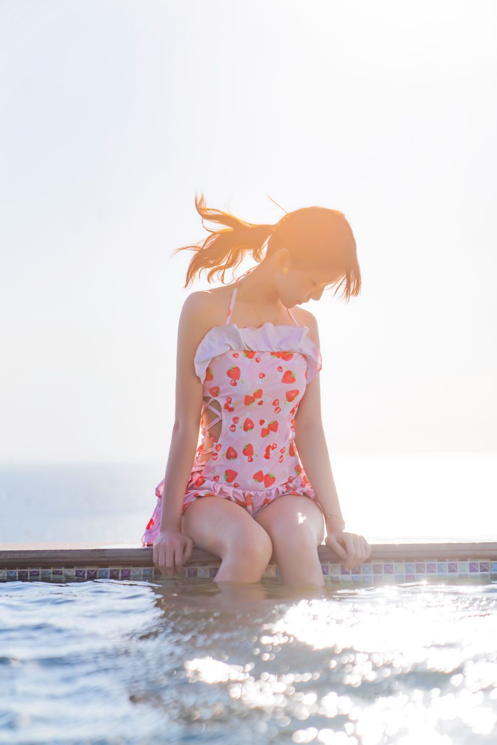图片[3]-No.144-甜甜×4 – 草莓泳衣 [17P]