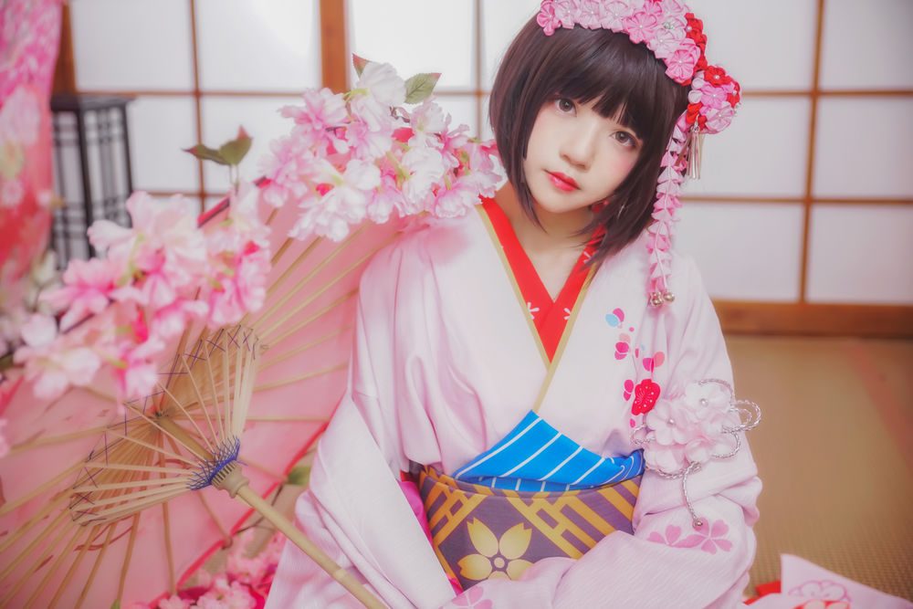 图片[2]-No.034-加藤惠 和服 [23P]