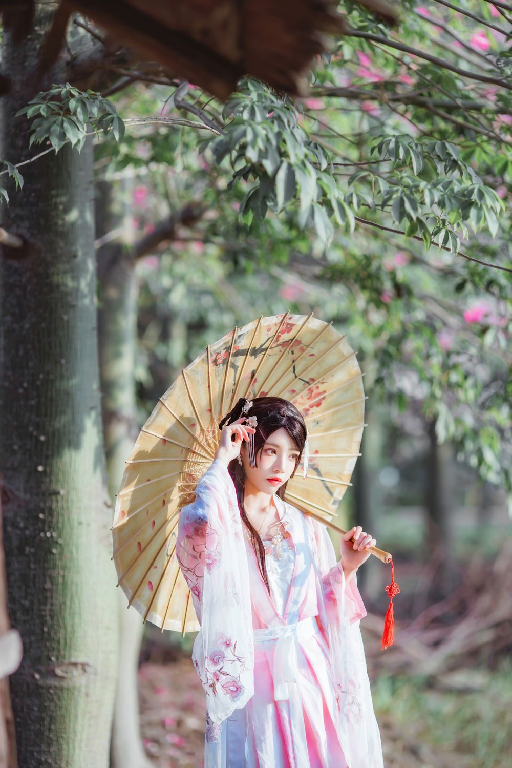 图片[3]-No.145-温柔×4 – 汉服桃花 [15P]