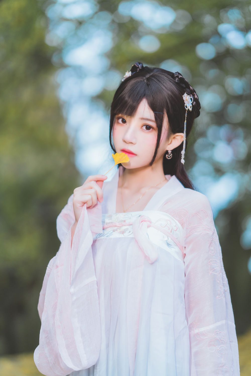 图片[2]-No.145-温柔×4 – 汉服银杏 [10P]