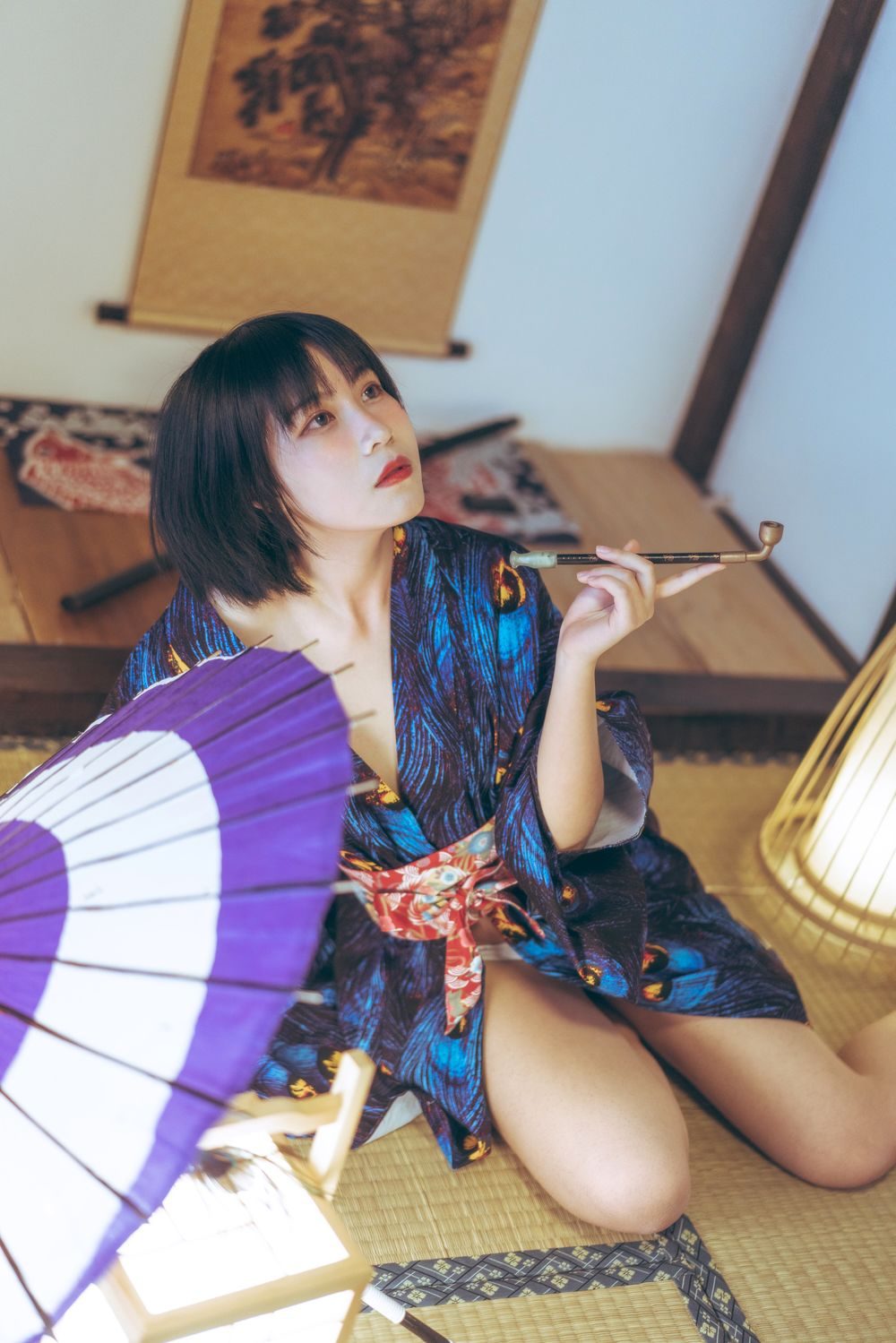 图片[3]-No.008-孔雀和服 [39P]