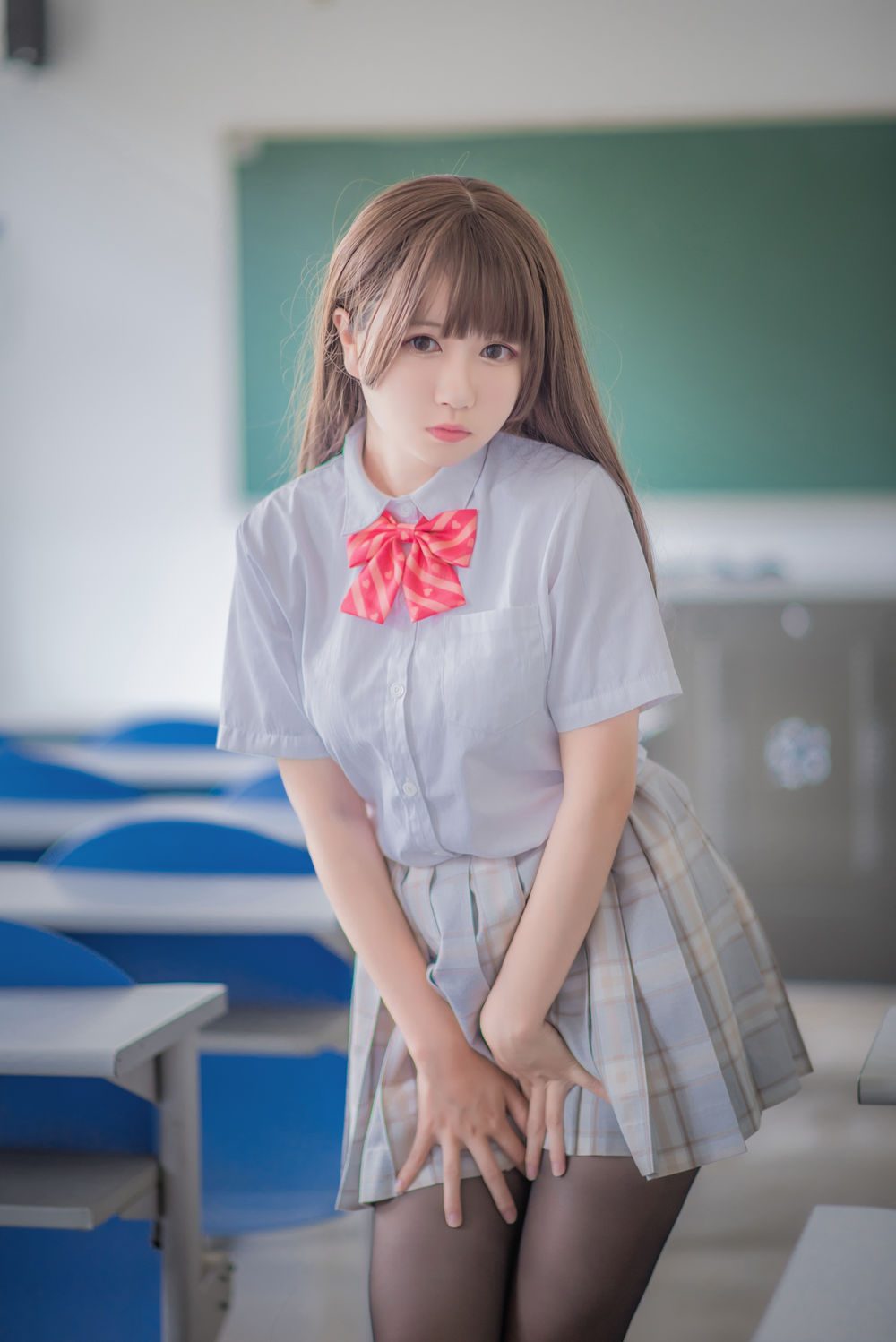 图片[3]-No.009-制服黑丝 [24P]
