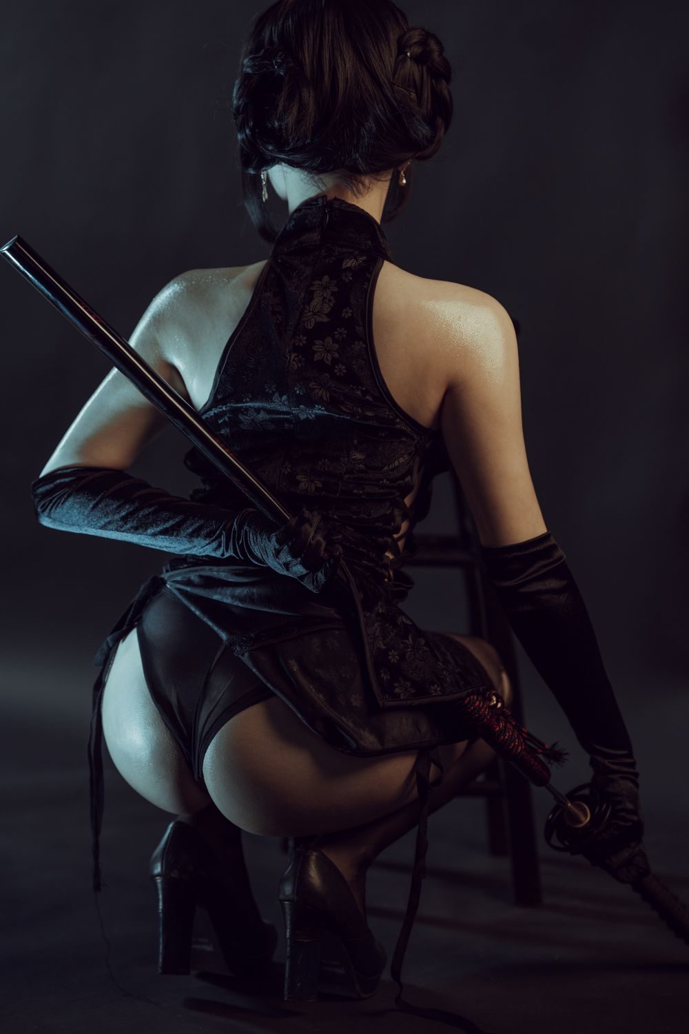 图片[3]-No.007-穿旗袍耍剑 [32P]