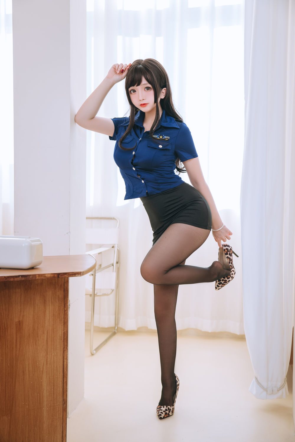 图片[2]-No.038-豹纹女警 [111P]