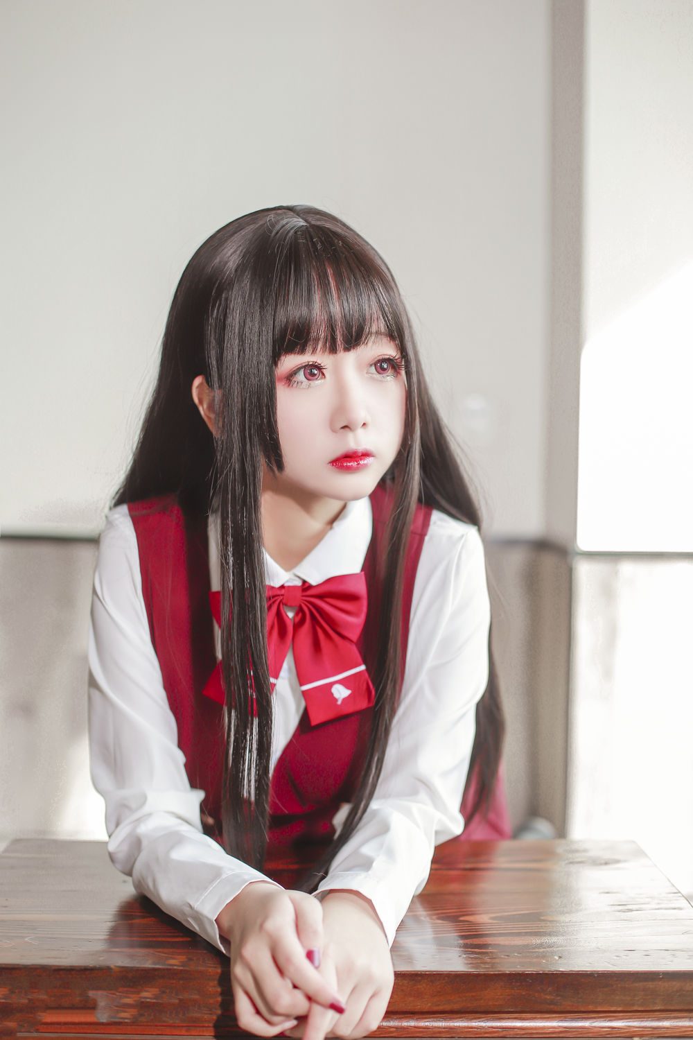 图片[2]-No.037-JK少女红裙 [28P]