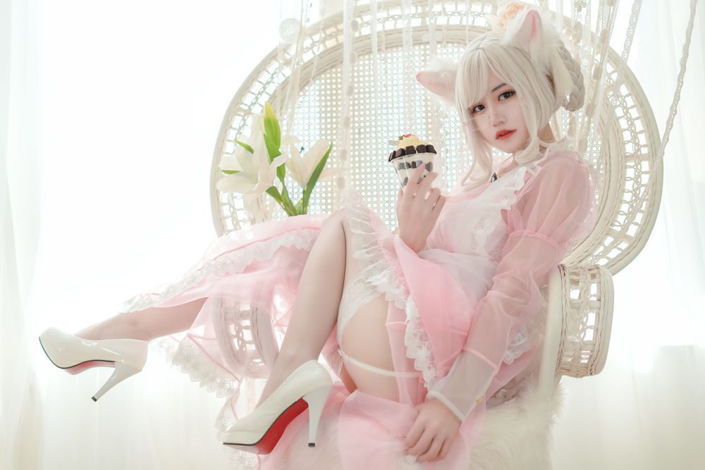 图片[3]-No.007-透明女仆粉色 [24P]