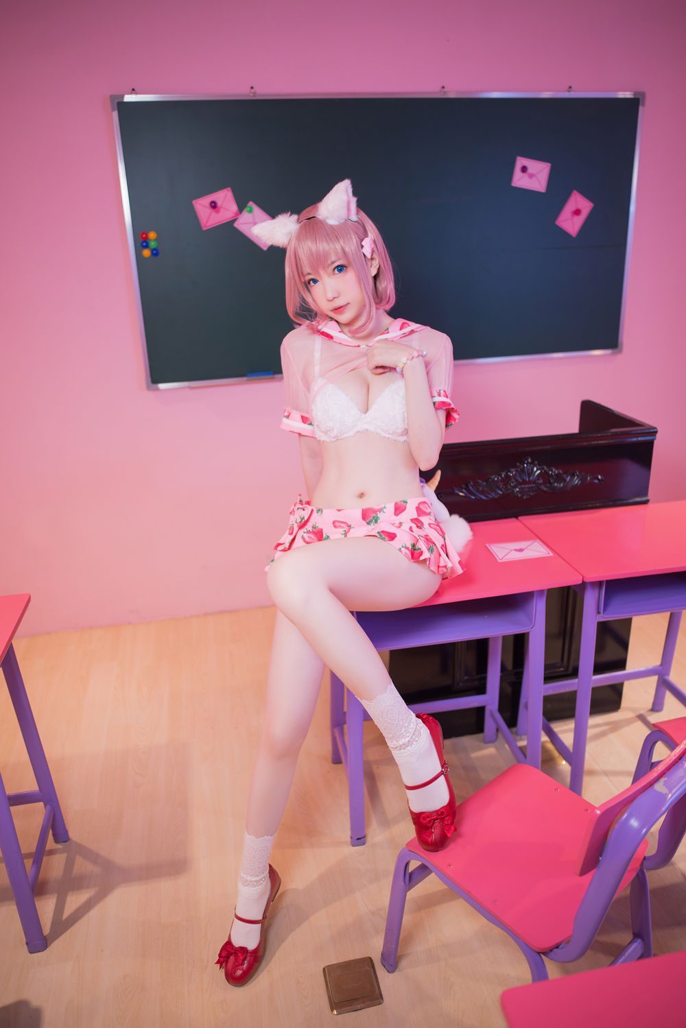 图片[3]-No.005-草莓蛋糕猫 [11P]