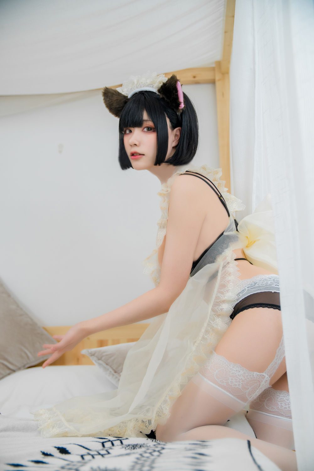 图片[3]-No.010-仆系女仆欲裸围裙 [50P]