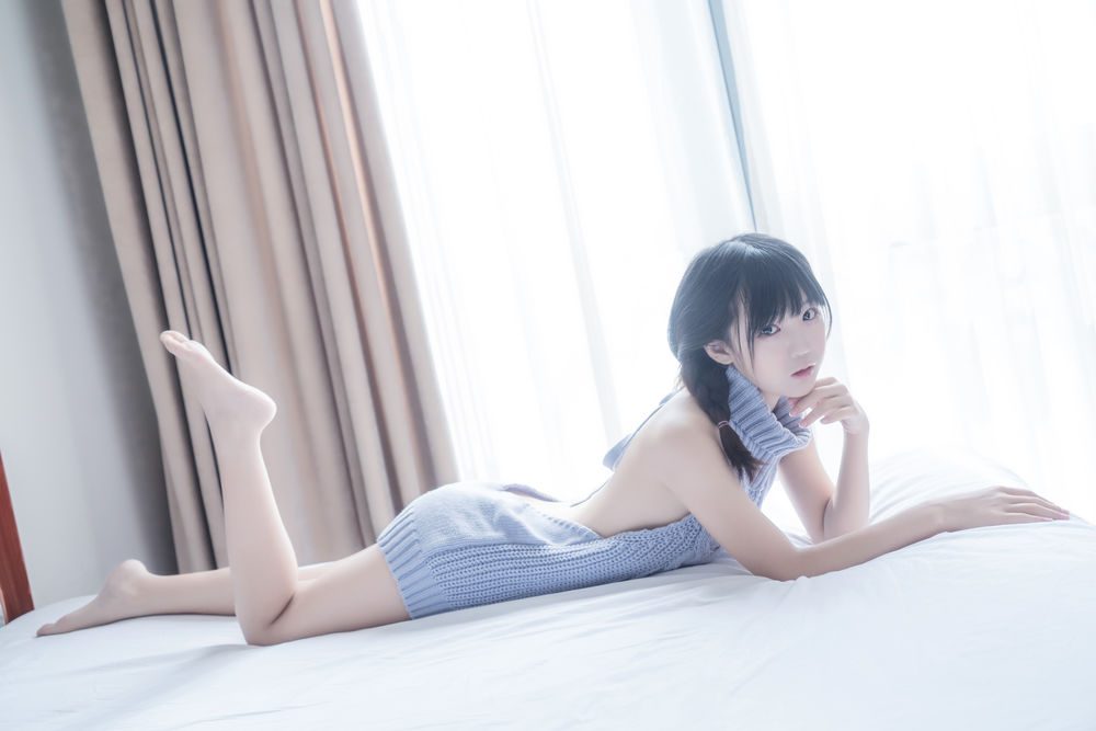 图片[3]-No.003-漏背毛衣 [10P]