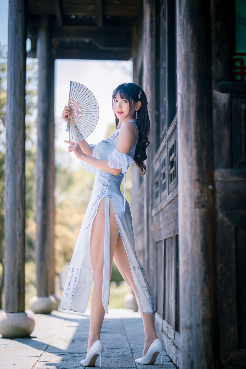 图片[2]-No.009-蓝色旗袍 [24P]