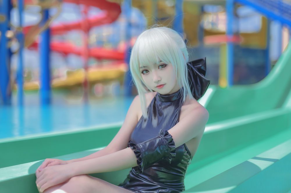 图片[2]-No.002-黑saber泳装_第二弹阿尔托莉雅alter [12P]