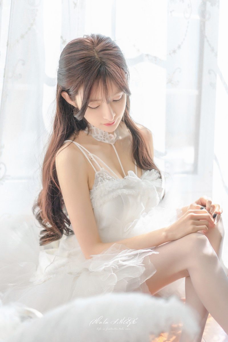 图片[2]-No.007-白色吊带裙 [24P]
