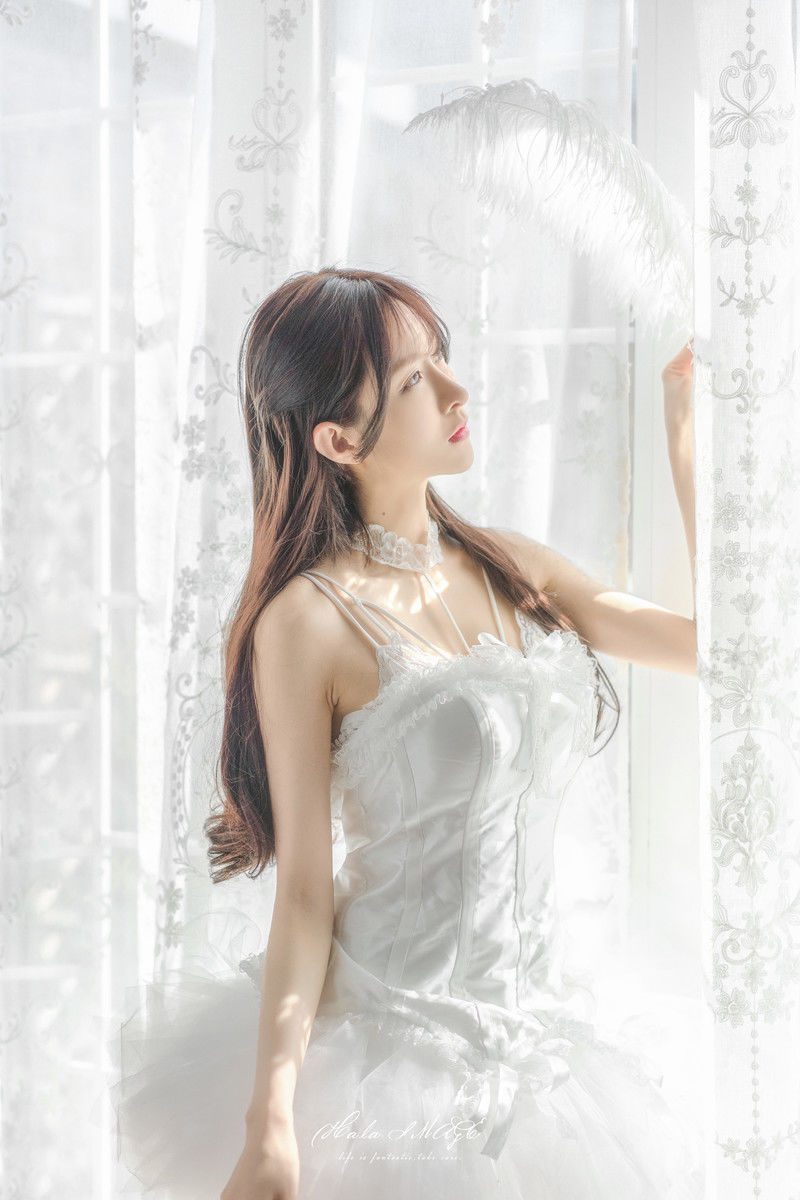 图片[3]-No.007-白色吊带裙 [24P]