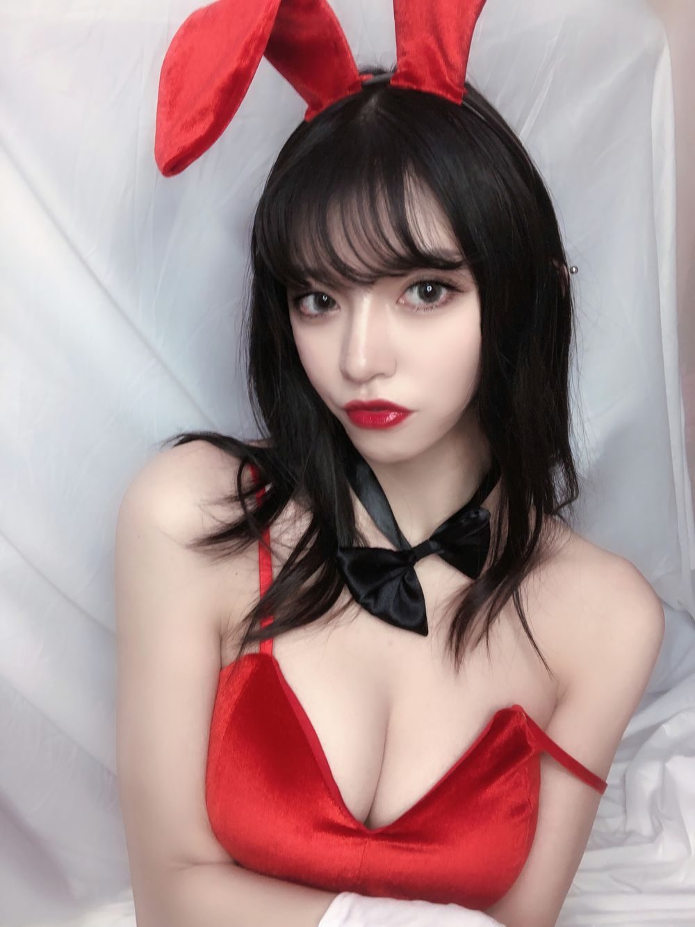 图片[2]-No.010-红丝绒兔女郎 [64P]
