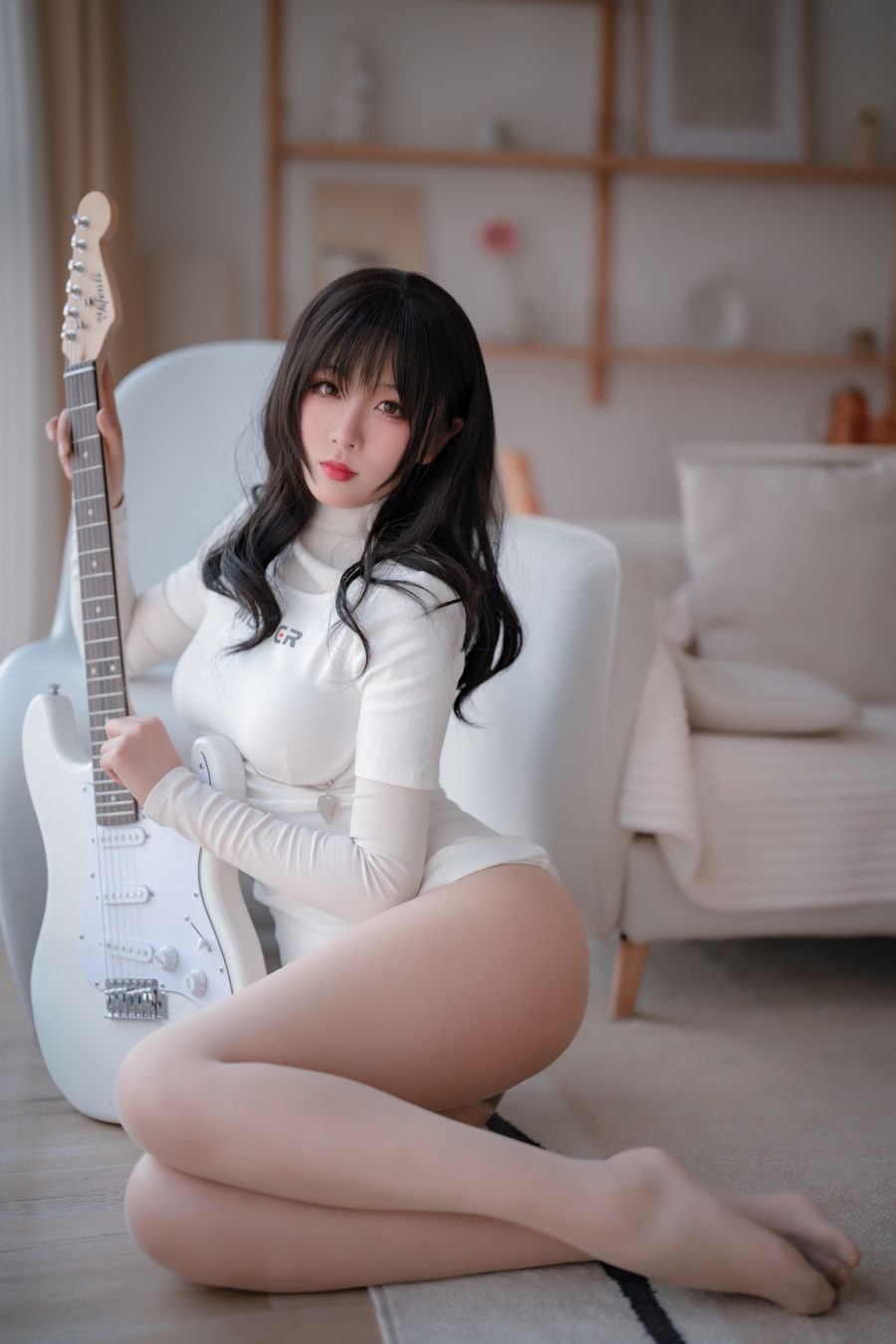 图片[2]-No.027-吉他妹妹 肉丝套 [61P]