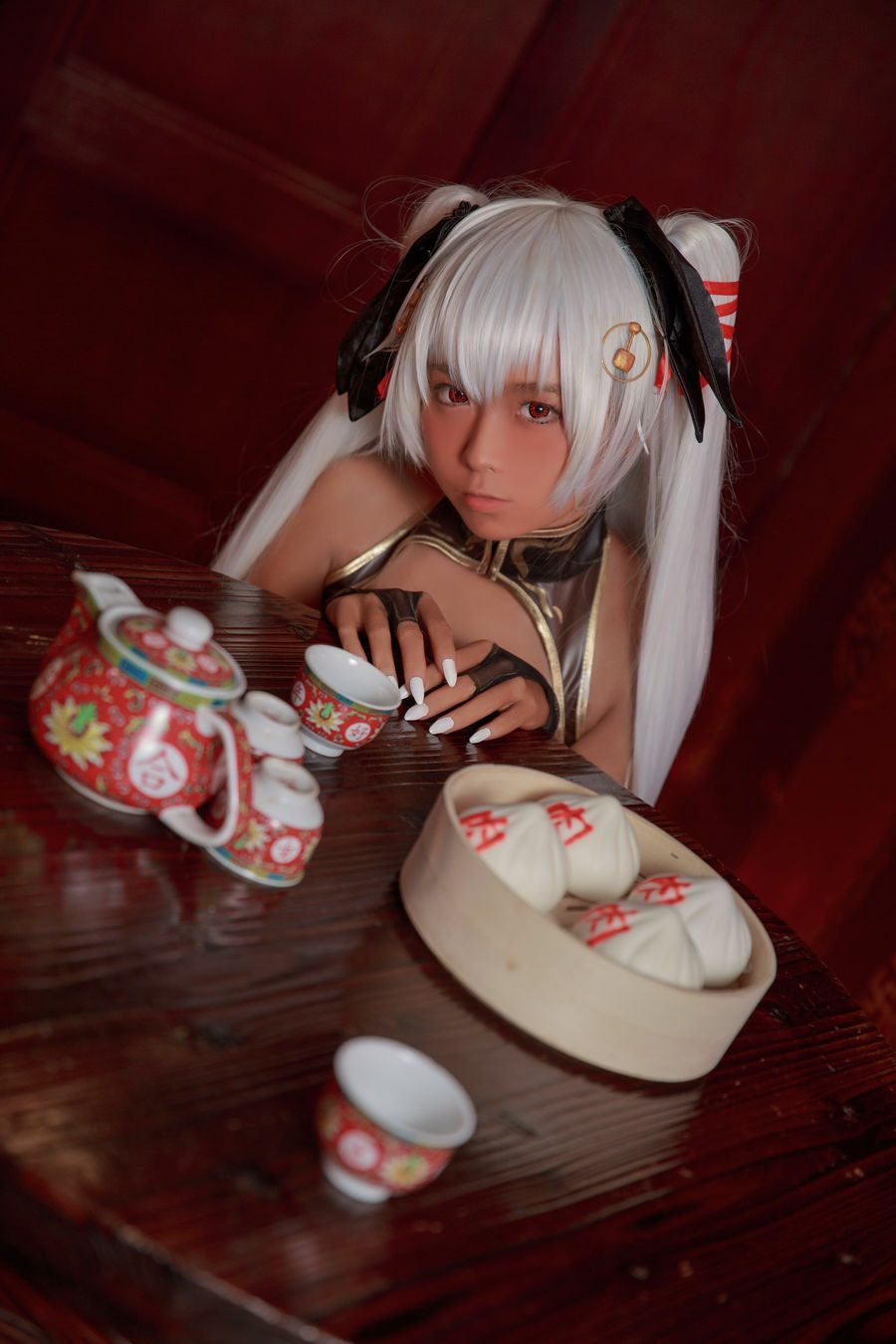 图片[3]-No.022-褐色旗袍娘 [18P]