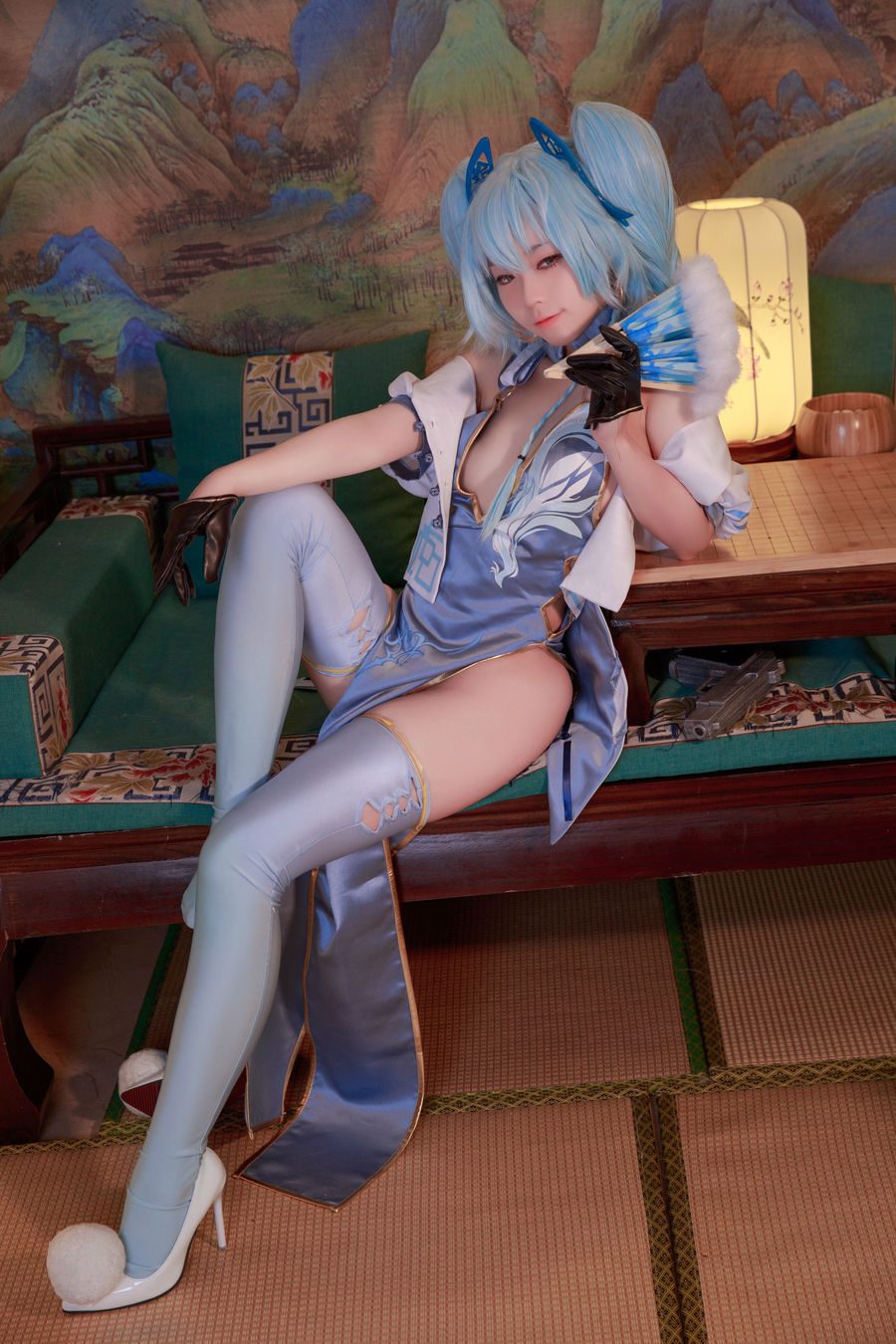 图片[3]-No.008-pa15翠雀媚旗袍 [20P]