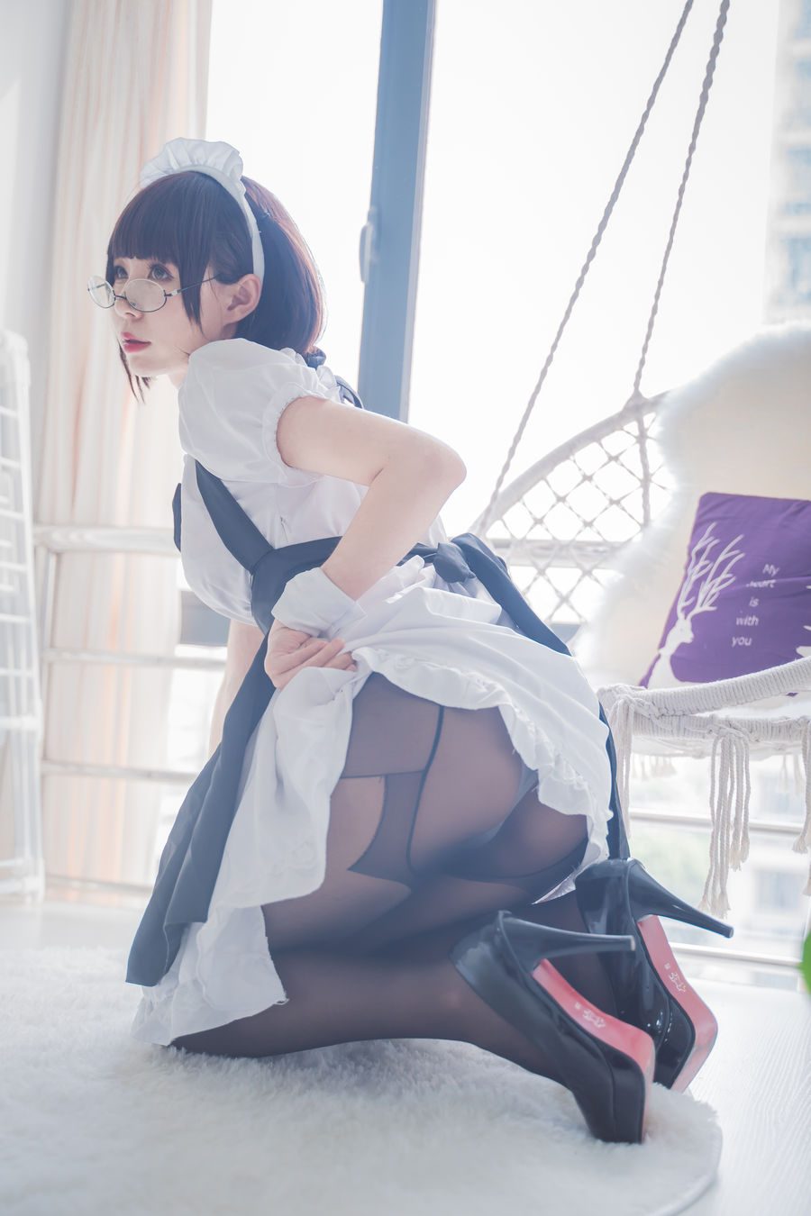 图片[3]-No.005-黑丝女仆 [45P 2V]