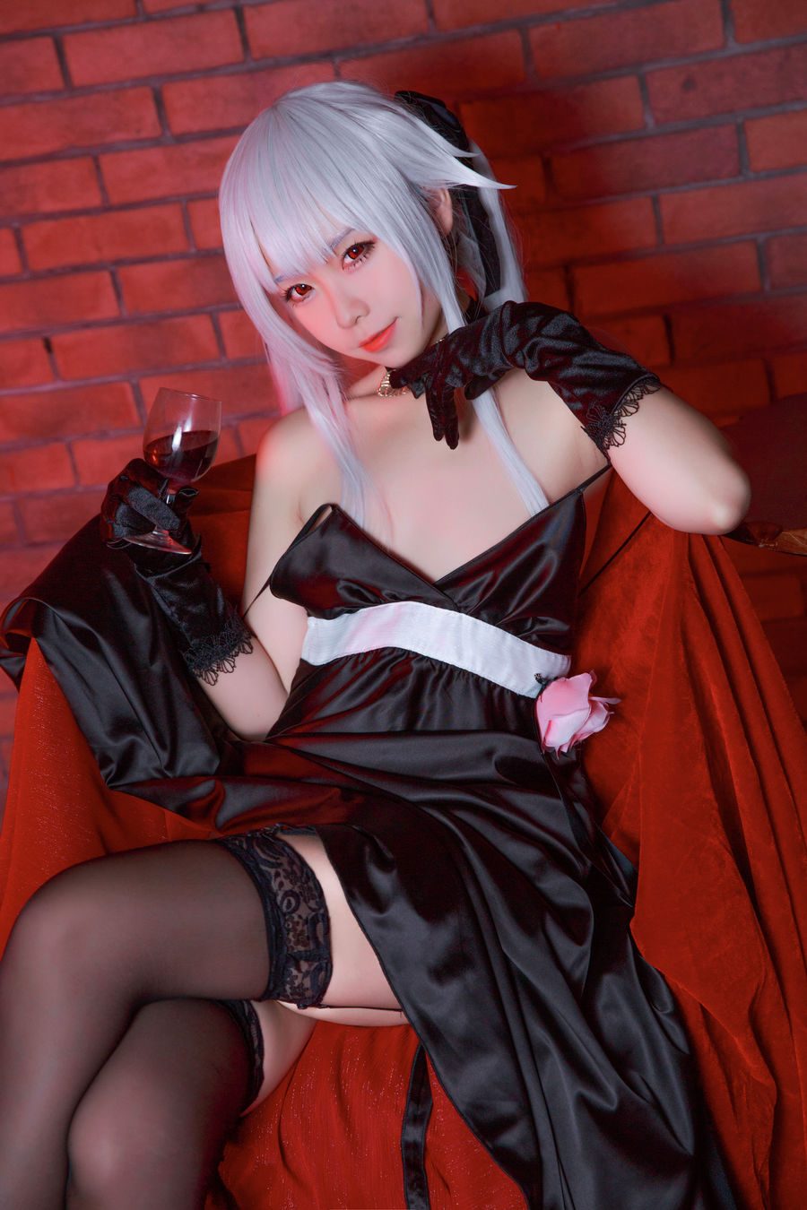 图片[3]-No.014-雾枝黑裙礼服 [13P]