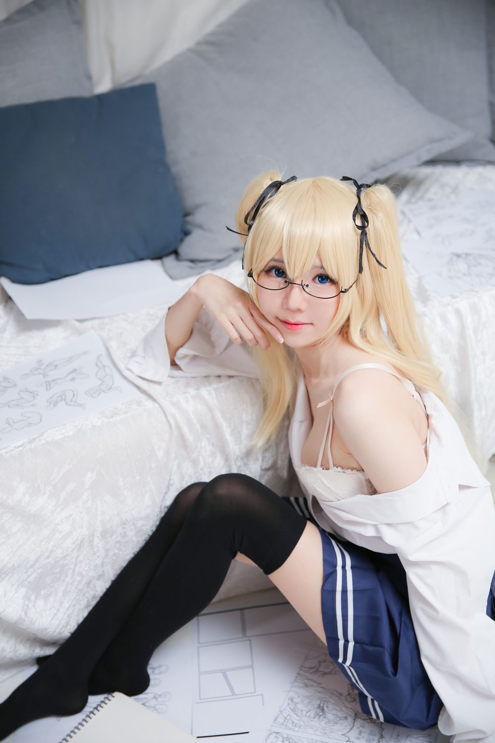 图片[2]-No.009-Eriri School Girl [43P 3V]