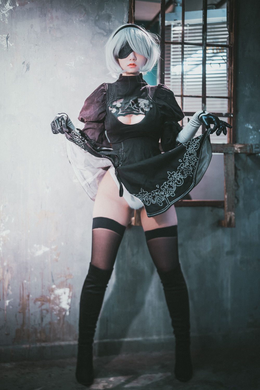 图片[2]-No.027-[DJAWA] NieR Automata 2B [47P]