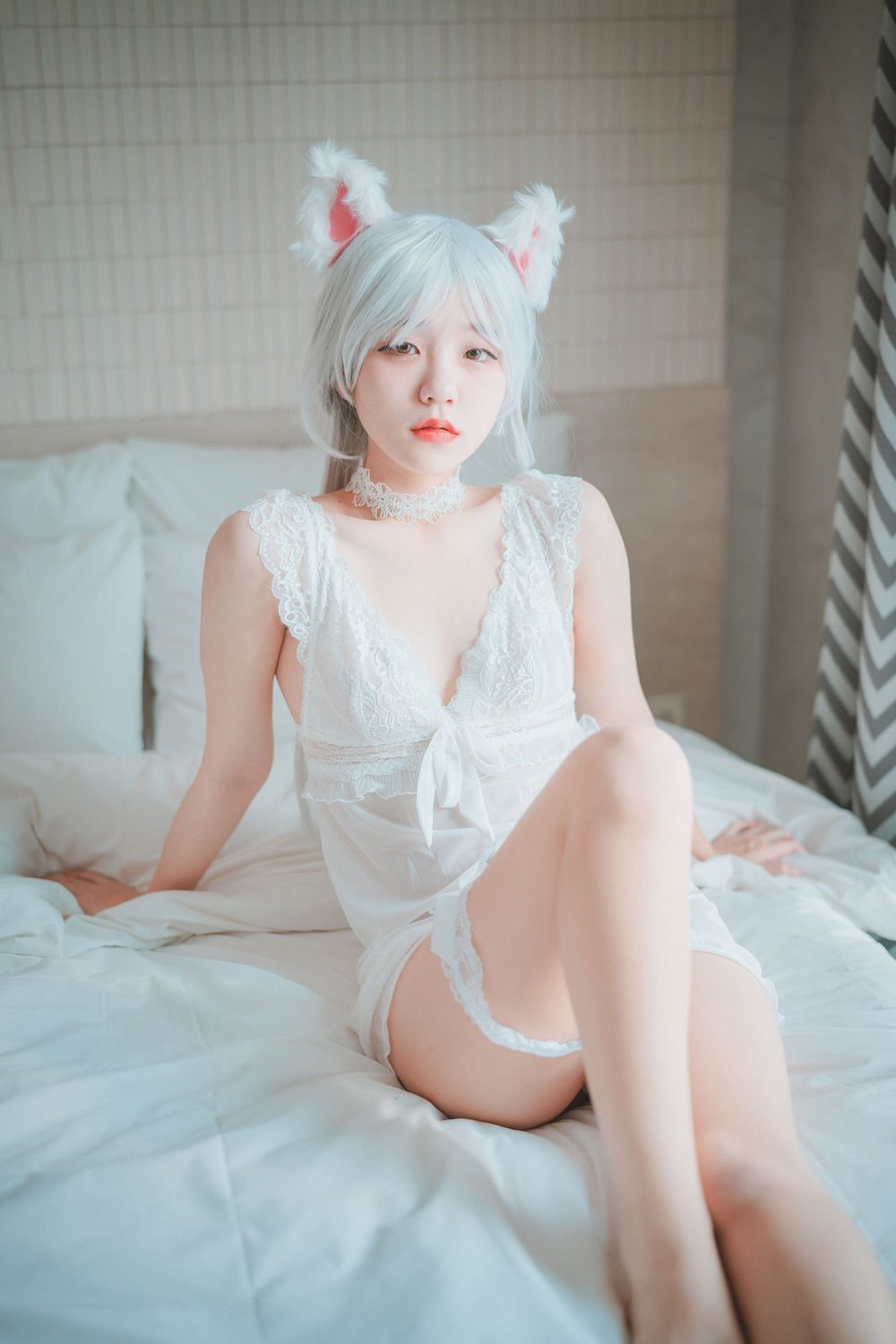 图片[3]-No.037-[DJAWA] Schwarz und Weiß Katzenmädchen [66P]