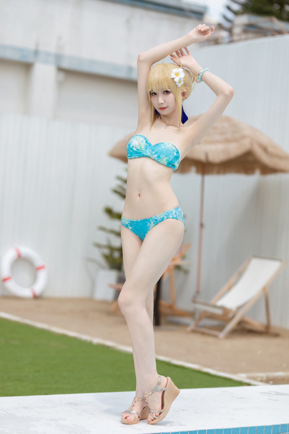 图片[2]-No.016-saber水着 [49P]