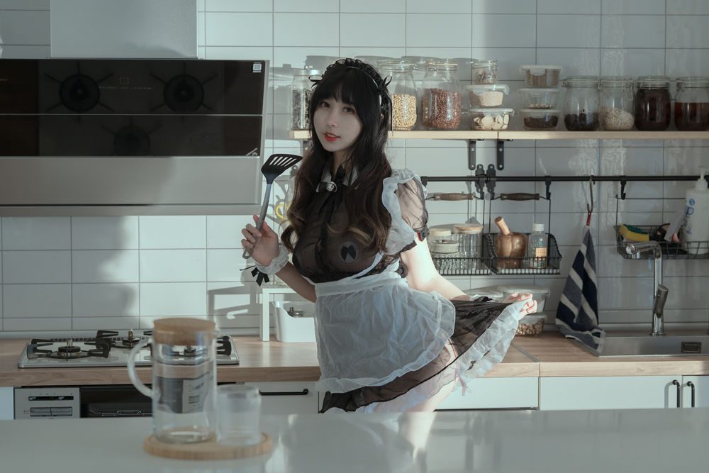 图片[2]-No.006-奶桃 女仆 [40P 8V]