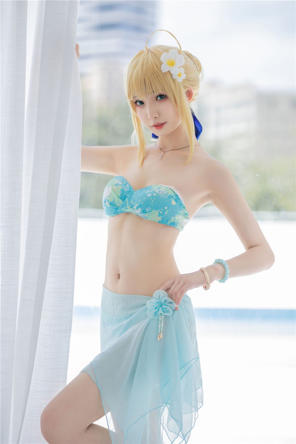 图片[3]-No.019-阿尔托莉雅·潘德拉贡 泳装 [40P]