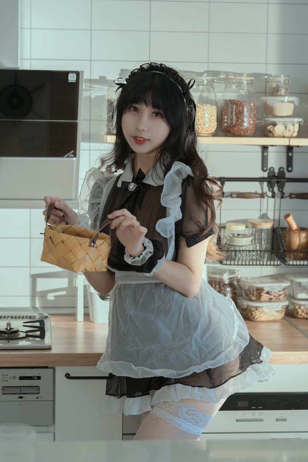 图片[3]-No.006-奶桃 女仆 [40P 8V]