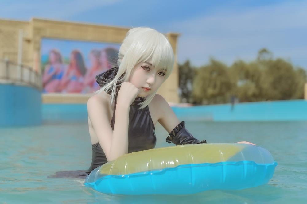 图片[3]-No.018-黑saber泳装 [12P]