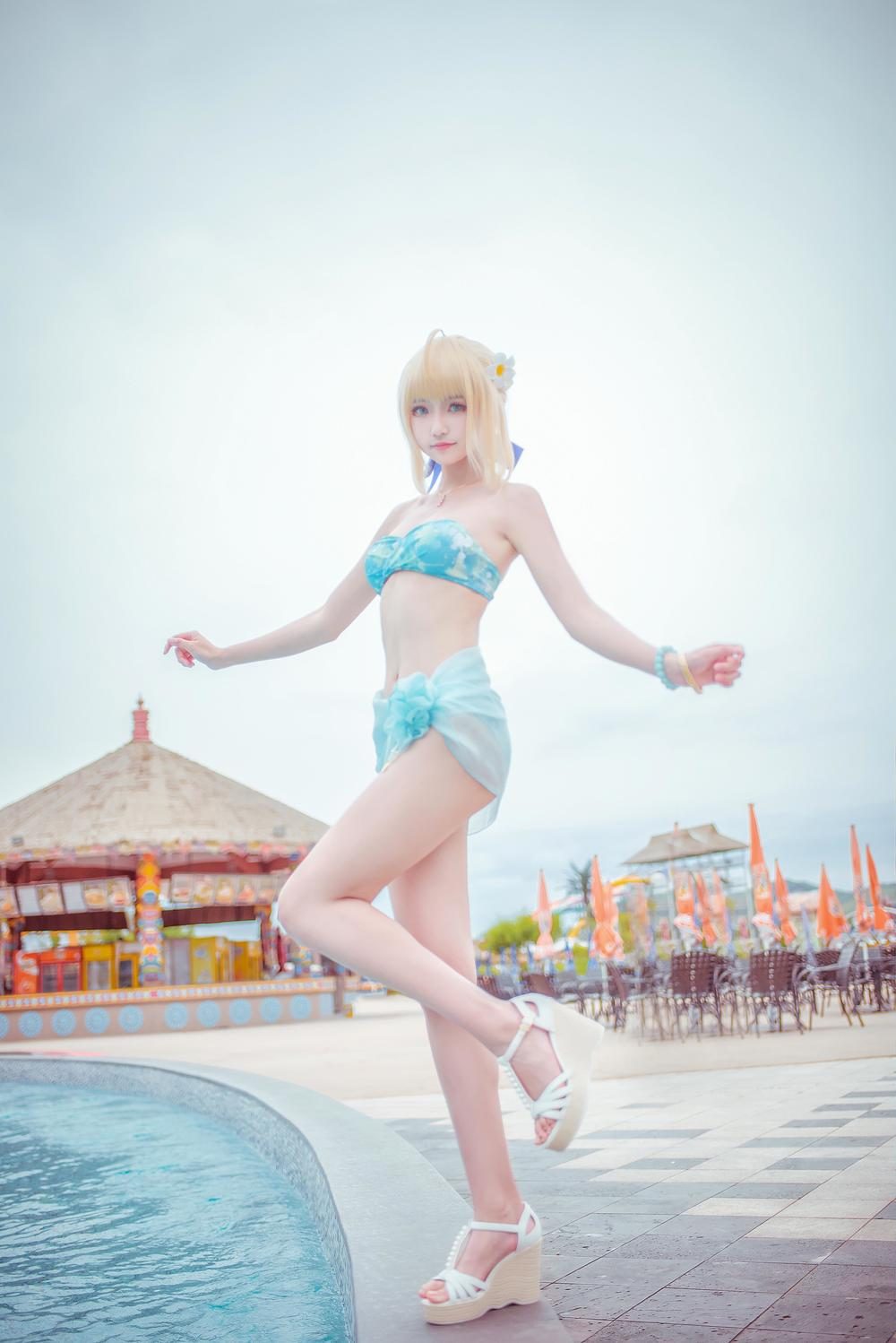 图片[3]-No.005-阿尔托莉雅 泳装 [14P]