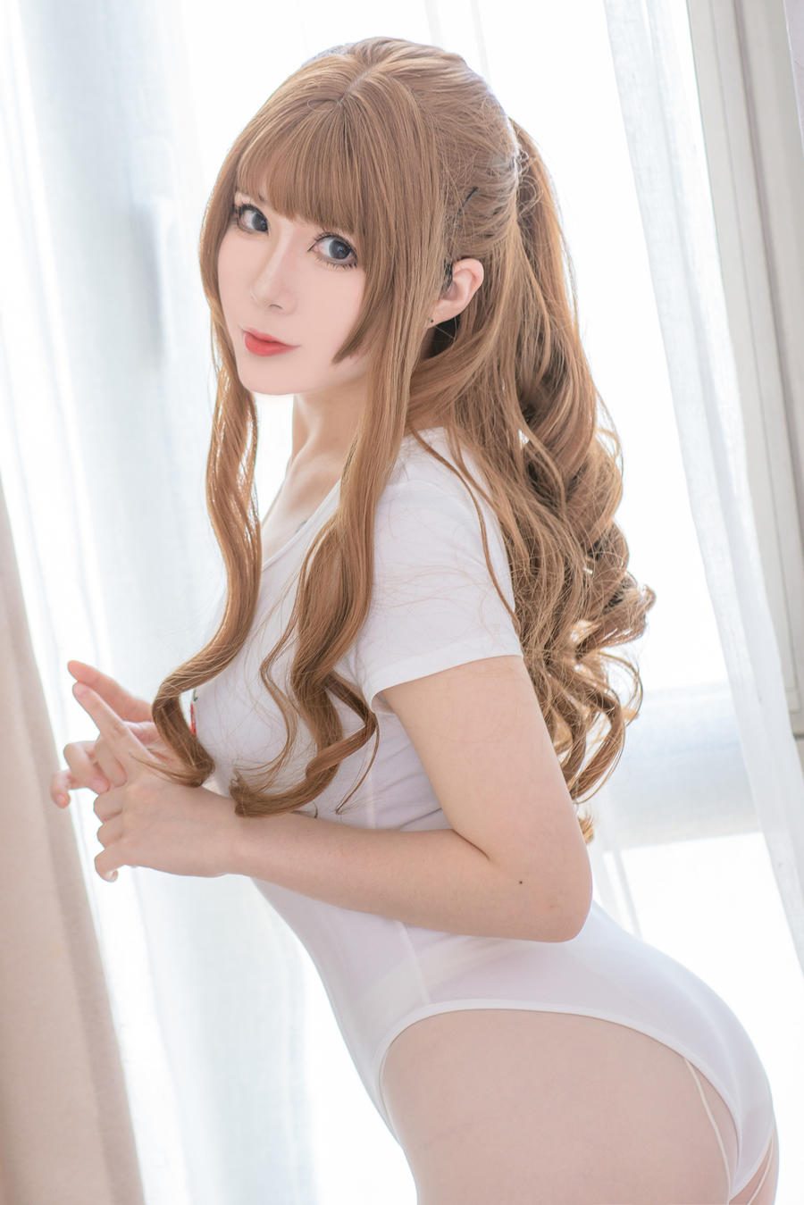 图片[3]-No.002-白色樱桃体操服 [34P]