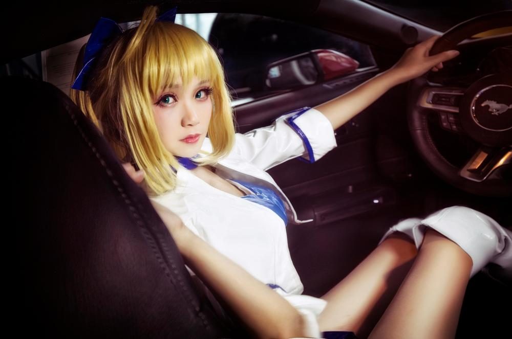 图片[3]-No.013-FGO Saber 赛车娘 [14P]