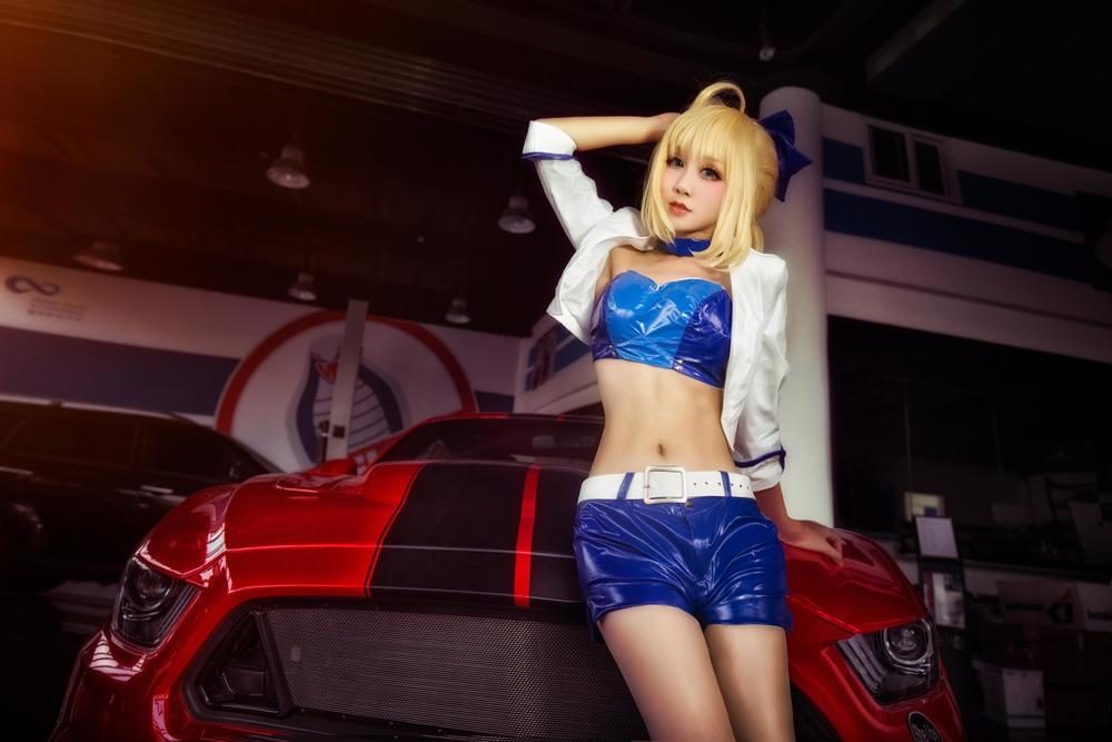 图片[2]-No.013-FGO Saber 赛车娘 [14P]